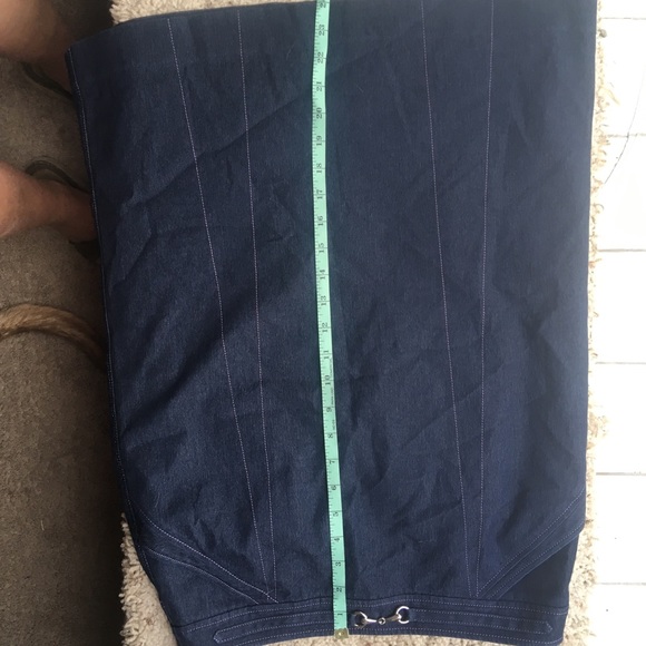 Denim Pencil Skirt - Picture 8 of 8